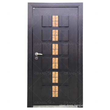 2020 Powder Coated Smooth Finished Newly Australia Security Swing Exterior Interior Steel Armored Door